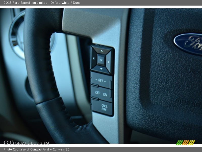 Oxford White / Dune 2015 Ford Expedition Limited