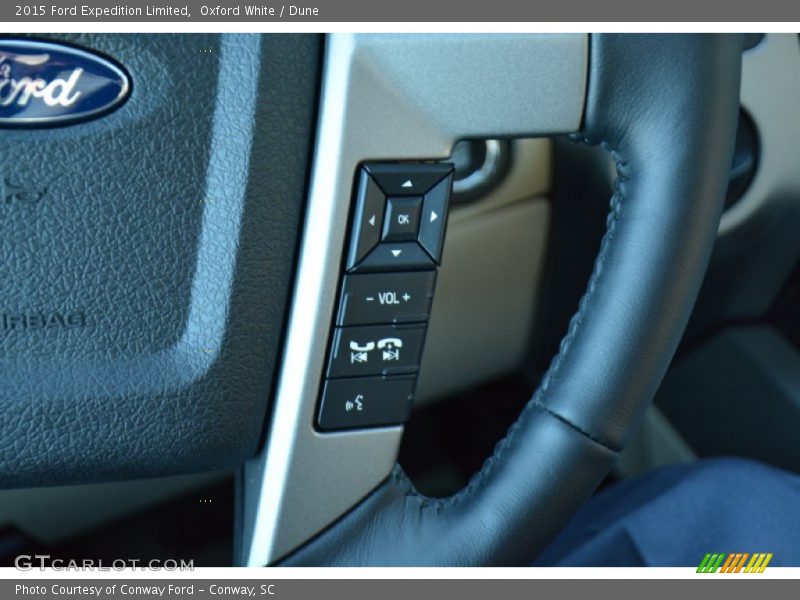 Oxford White / Dune 2015 Ford Expedition Limited