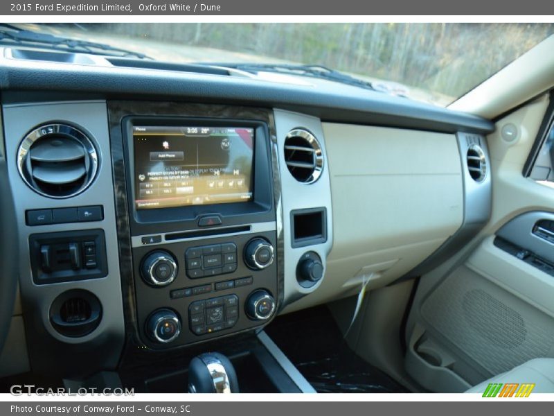 Oxford White / Dune 2015 Ford Expedition Limited