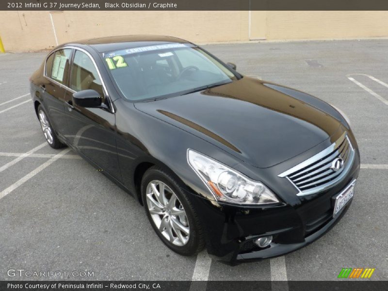 Black Obsidian / Graphite 2012 Infiniti G 37 Journey Sedan