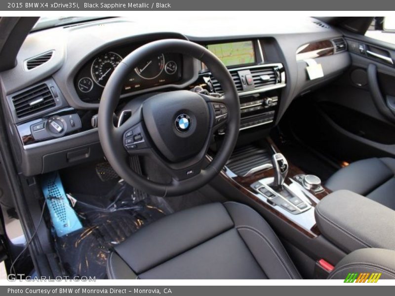  2015 X4 xDrive35i Black Interior