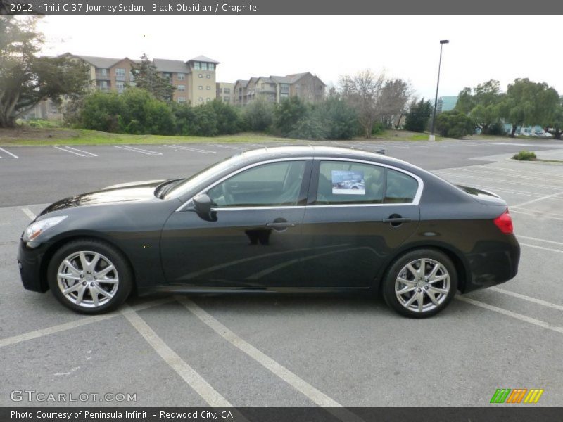 Black Obsidian / Graphite 2012 Infiniti G 37 Journey Sedan