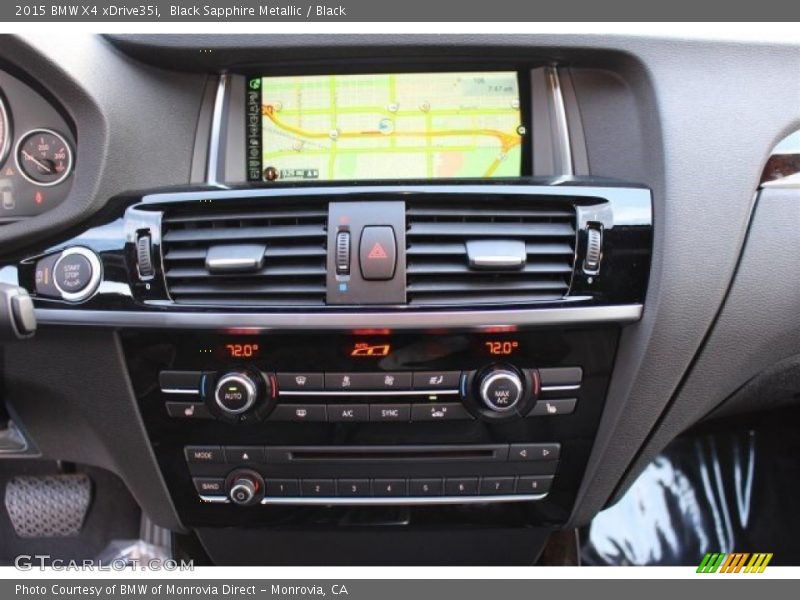 Black Sapphire Metallic / Black 2015 BMW X4 xDrive35i