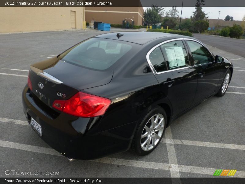 Black Obsidian / Graphite 2012 Infiniti G 37 Journey Sedan
