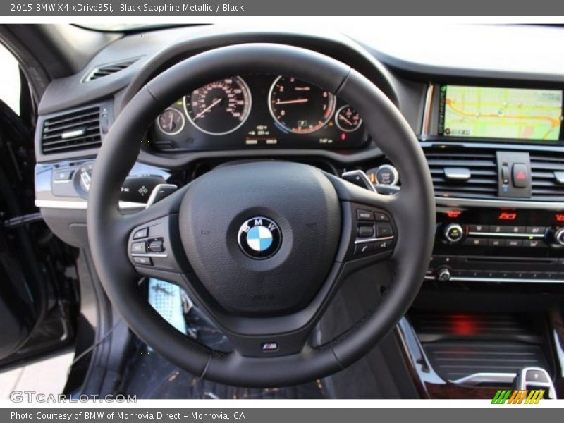 Black Sapphire Metallic / Black 2015 BMW X4 xDrive35i