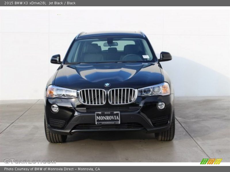Jet Black / Black 2015 BMW X3 xDrive28i