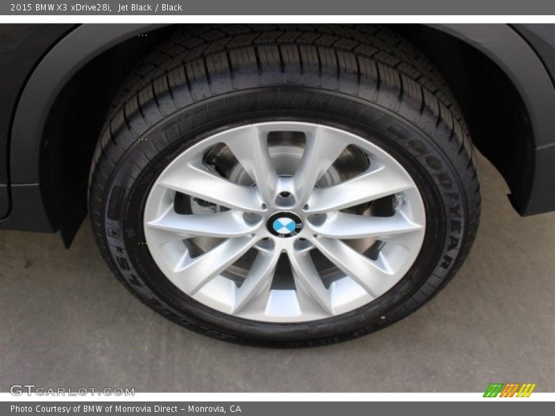Jet Black / Black 2015 BMW X3 xDrive28i