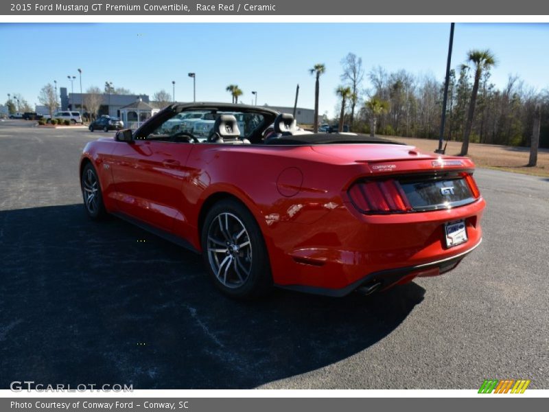 Race Red / Ceramic 2015 Ford Mustang GT Premium Convertible