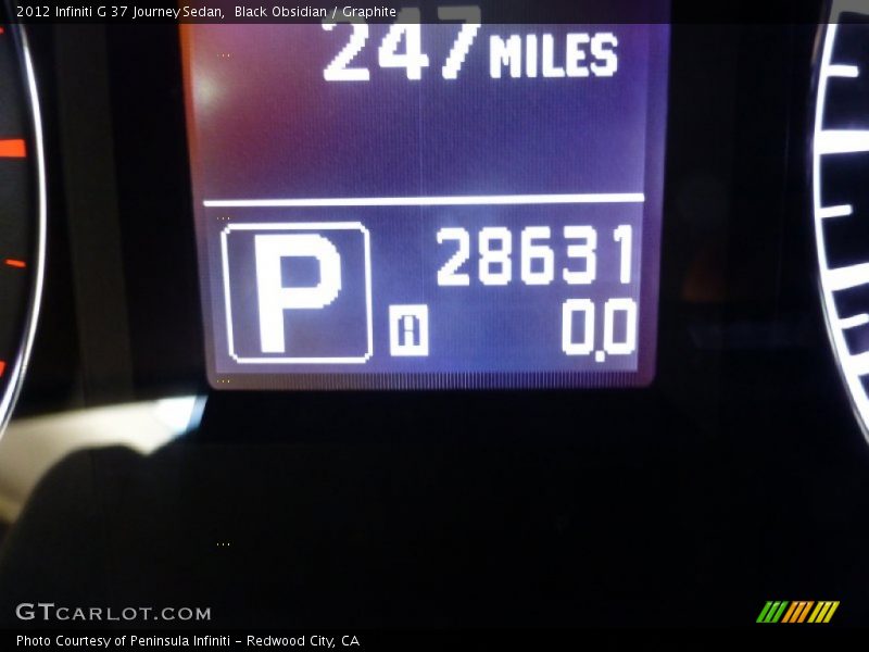 Black Obsidian / Graphite 2012 Infiniti G 37 Journey Sedan