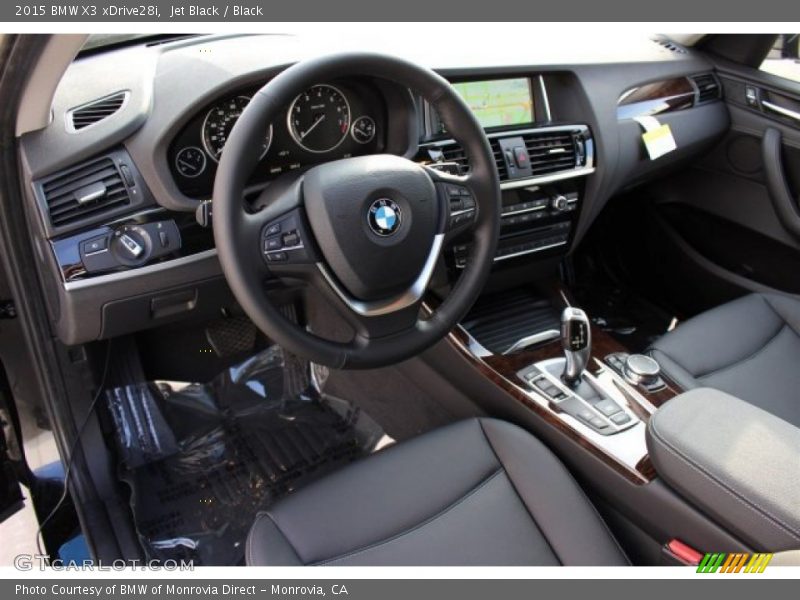 Jet Black / Black 2015 BMW X3 xDrive28i