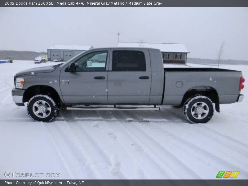 Mineral Gray Metallic / Medium Slate Gray 2009 Dodge Ram 2500 SLT Mega Cab 4x4