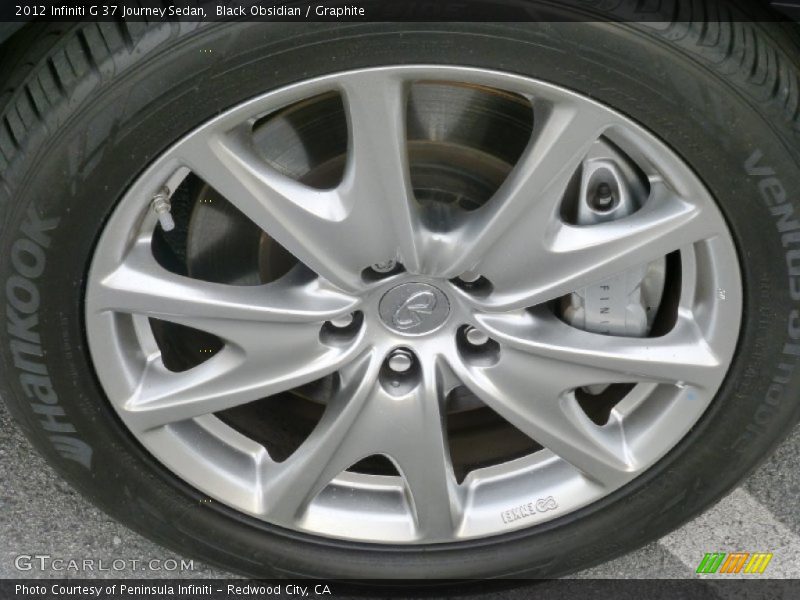 Black Obsidian / Graphite 2012 Infiniti G 37 Journey Sedan