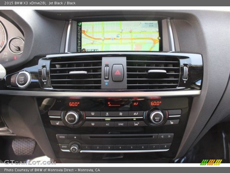 Jet Black / Black 2015 BMW X3 xDrive28i