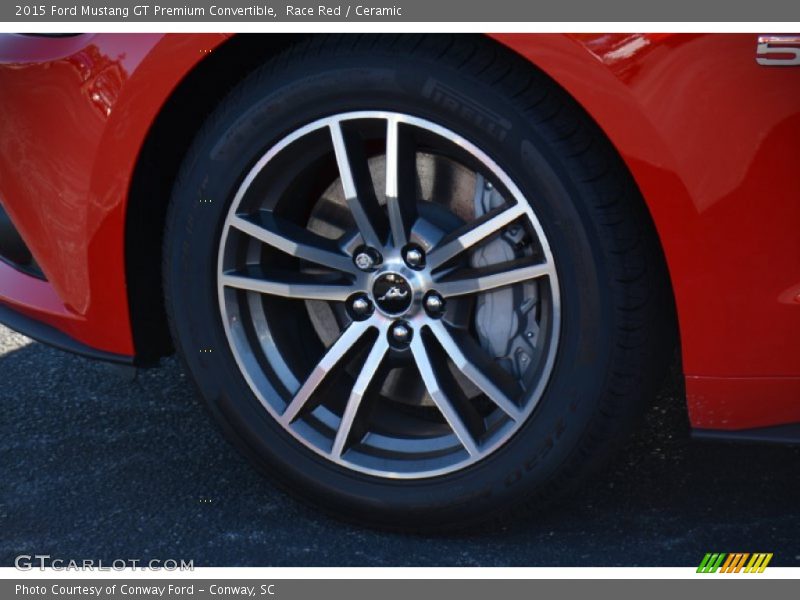 Race Red / Ceramic 2015 Ford Mustang GT Premium Convertible