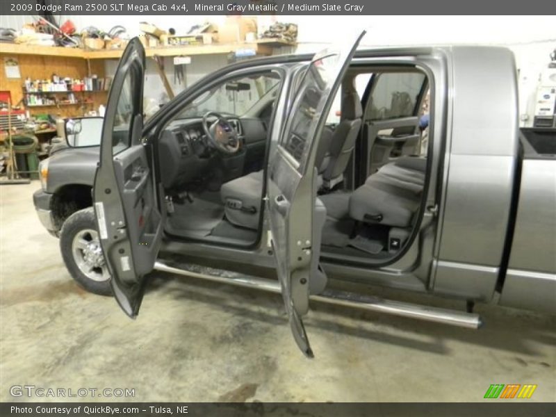 Mineral Gray Metallic / Medium Slate Gray 2009 Dodge Ram 2500 SLT Mega Cab 4x4