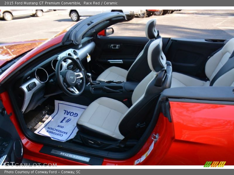  2015 Mustang GT Premium Convertible Ceramic Interior