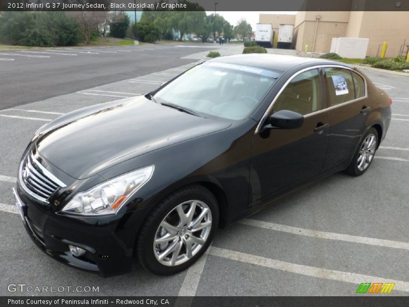 Black Obsidian / Graphite 2012 Infiniti G 37 Journey Sedan