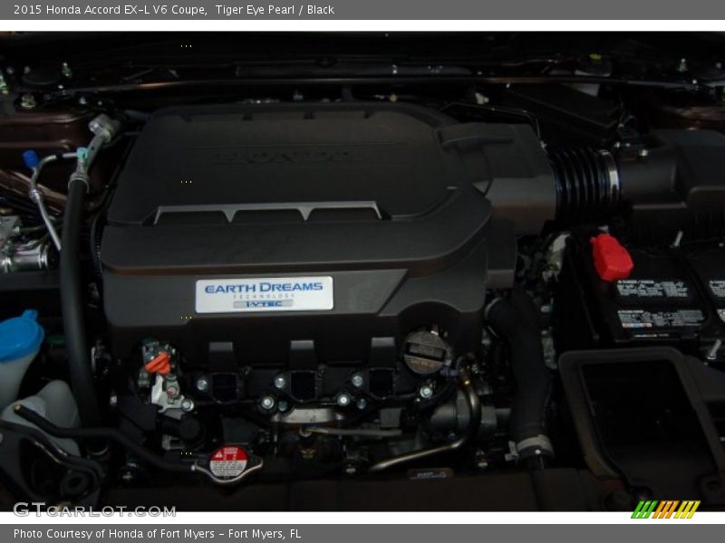 Tiger Eye Pearl / Black 2015 Honda Accord EX-L V6 Coupe