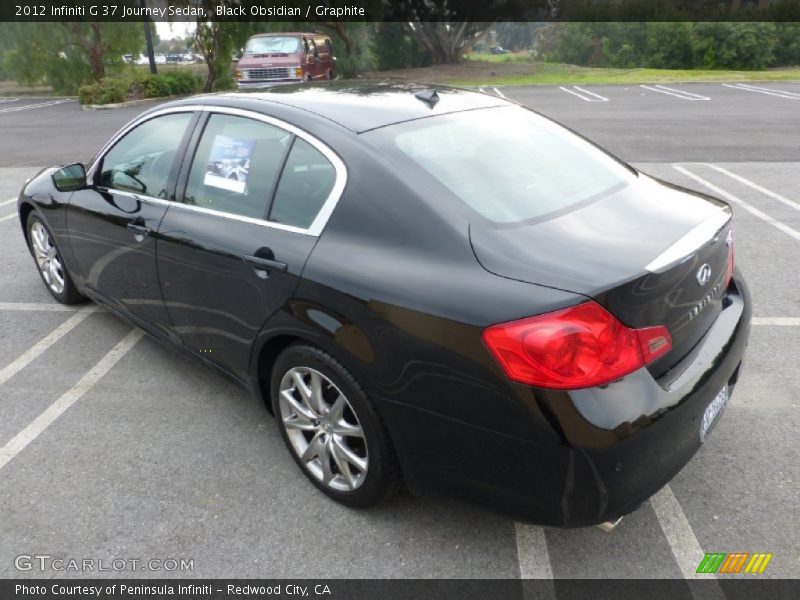 Black Obsidian / Graphite 2012 Infiniti G 37 Journey Sedan