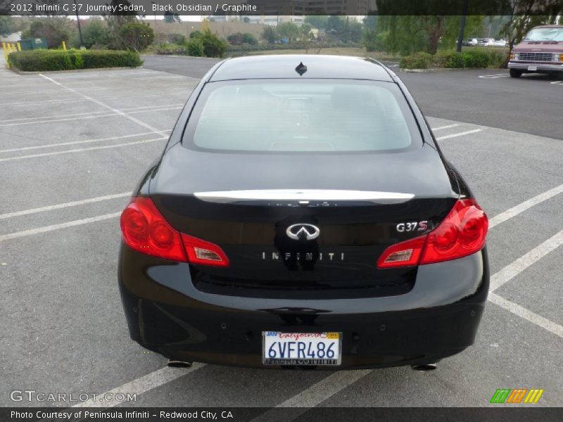Black Obsidian / Graphite 2012 Infiniti G 37 Journey Sedan