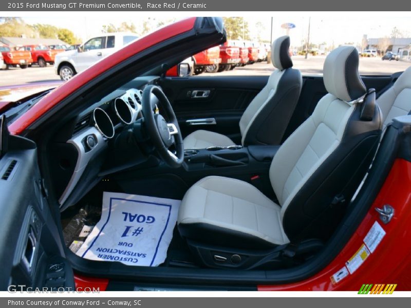  2015 Mustang GT Premium Convertible Ceramic Interior