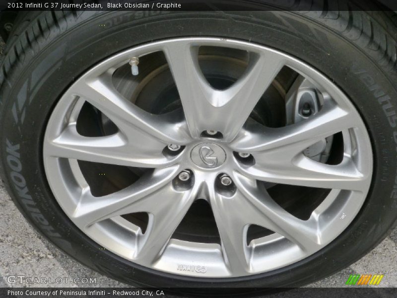Black Obsidian / Graphite 2012 Infiniti G 37 Journey Sedan