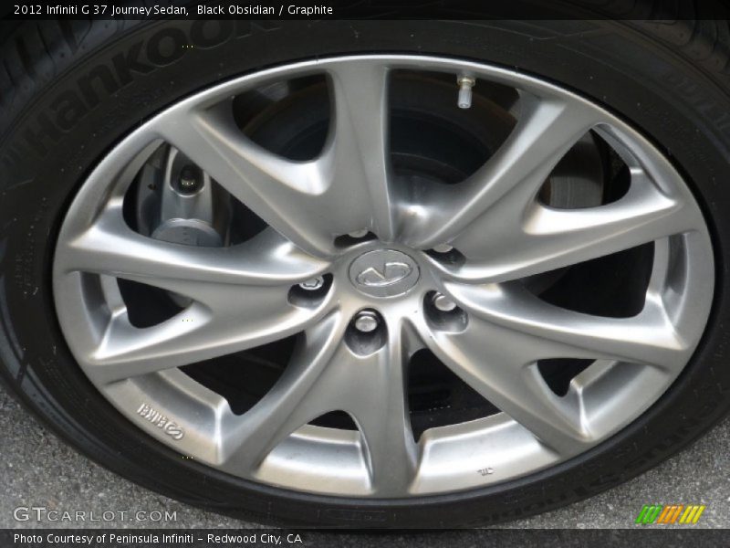Black Obsidian / Graphite 2012 Infiniti G 37 Journey Sedan