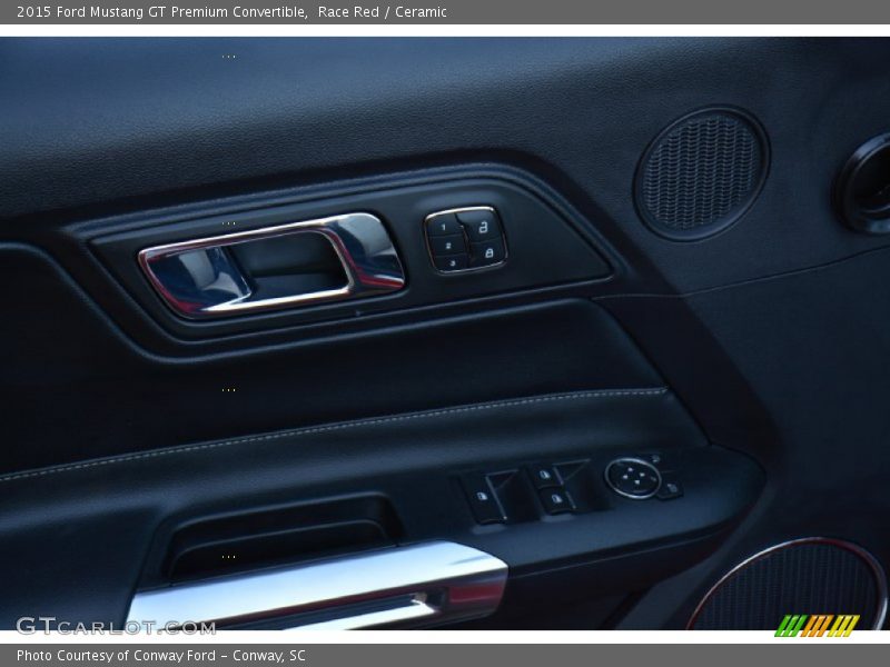 Controls of 2015 Mustang GT Premium Convertible