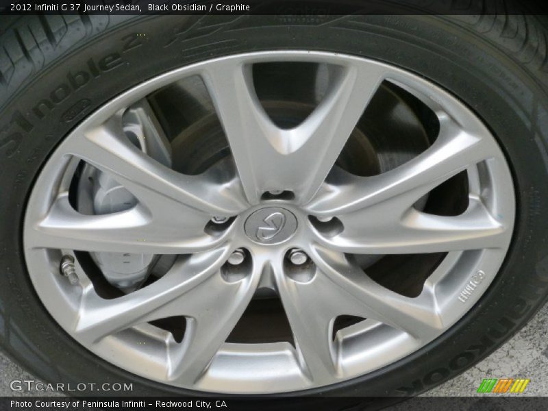 Black Obsidian / Graphite 2012 Infiniti G 37 Journey Sedan