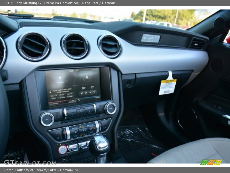 Race Red / Ceramic 2015 Ford Mustang GT Premium Convertible