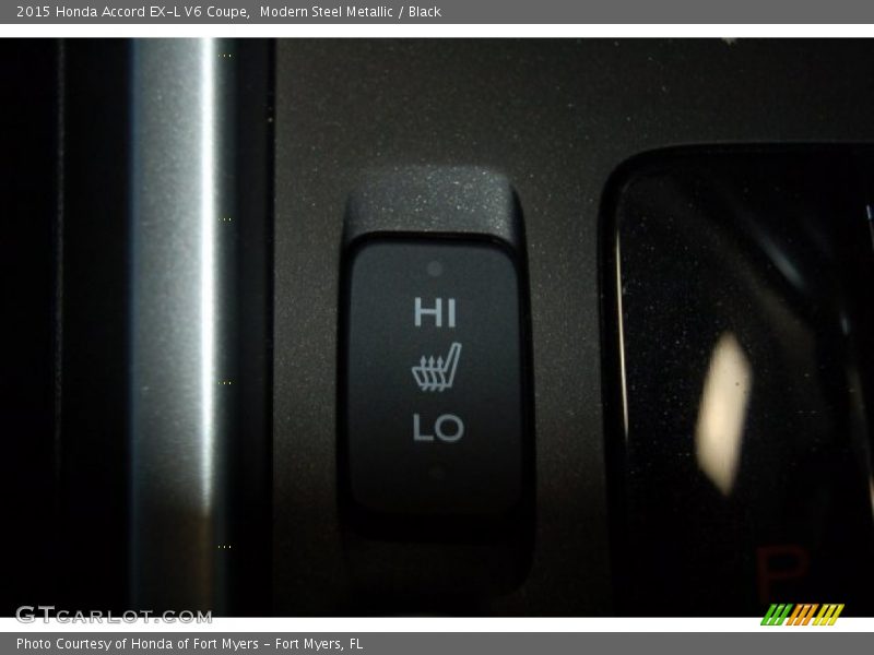 Modern Steel Metallic / Black 2015 Honda Accord EX-L V6 Coupe