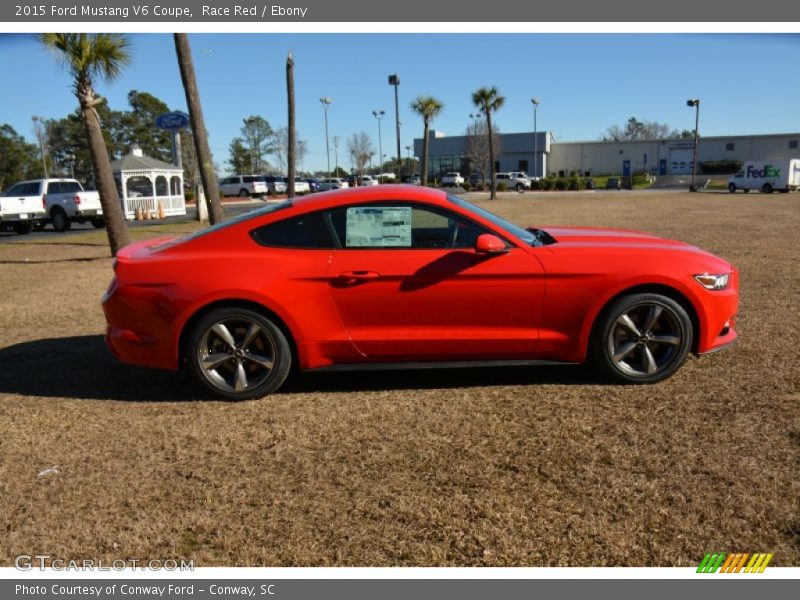 Race Red / Ebony 2015 Ford Mustang V6 Coupe
