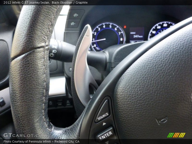 Black Obsidian / Graphite 2012 Infiniti G 37 Journey Sedan