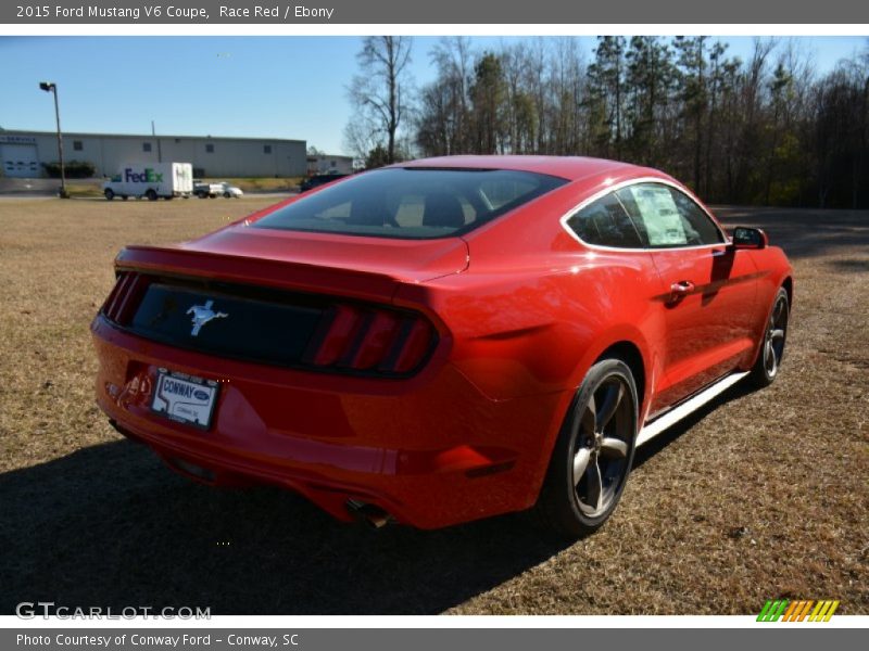 Race Red / Ebony 2015 Ford Mustang V6 Coupe