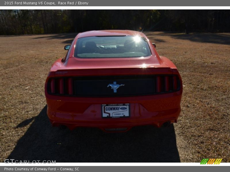 Race Red / Ebony 2015 Ford Mustang V6 Coupe