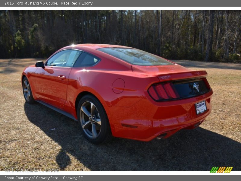 Race Red / Ebony 2015 Ford Mustang V6 Coupe