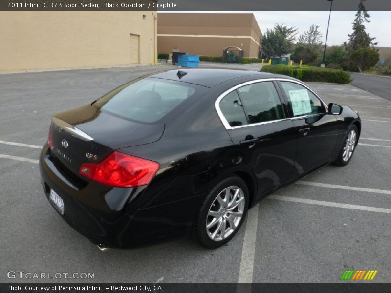 Black Obsidian / Graphite 2011 Infiniti G 37 S Sport Sedan