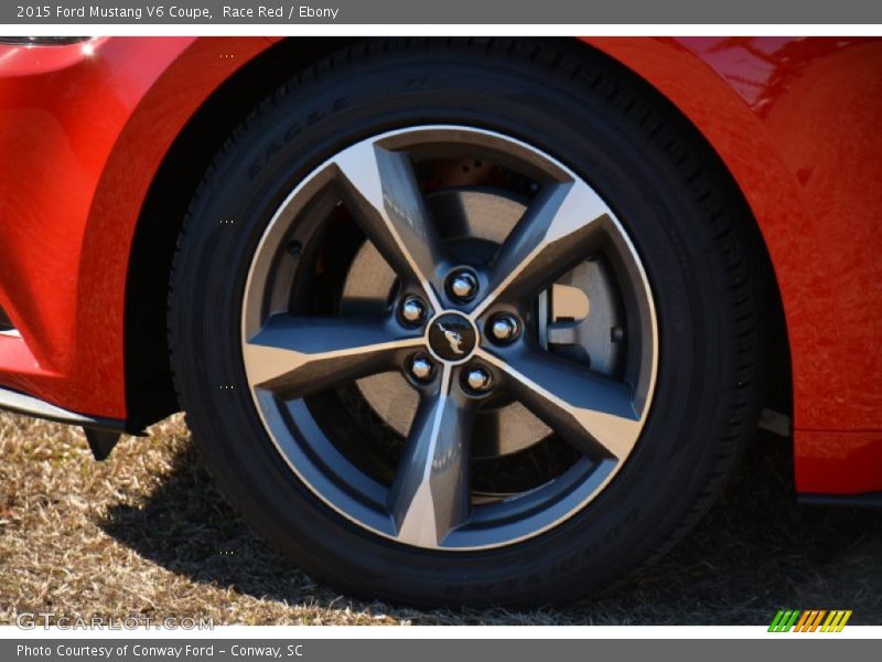 Race Red / Ebony 2015 Ford Mustang V6 Coupe