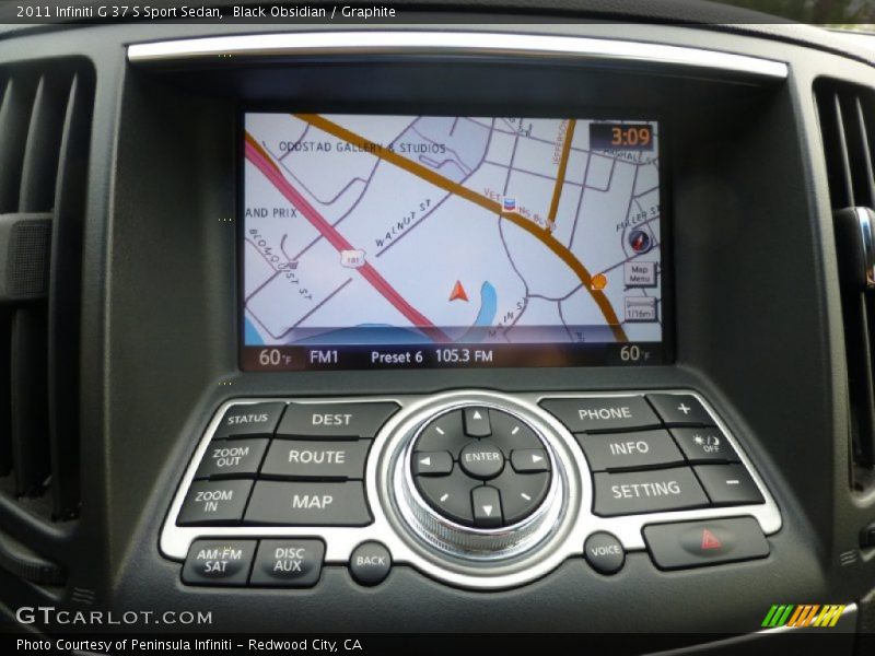 Black Obsidian / Graphite 2011 Infiniti G 37 S Sport Sedan