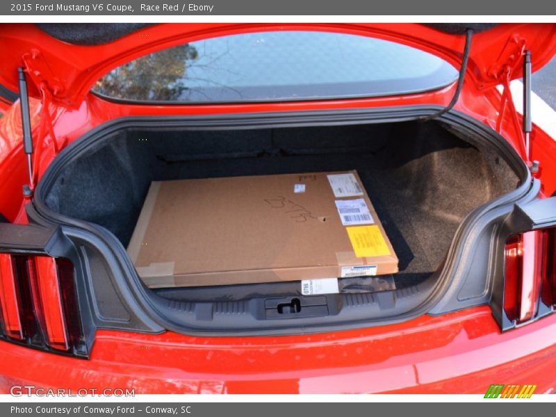 Race Red / Ebony 2015 Ford Mustang V6 Coupe