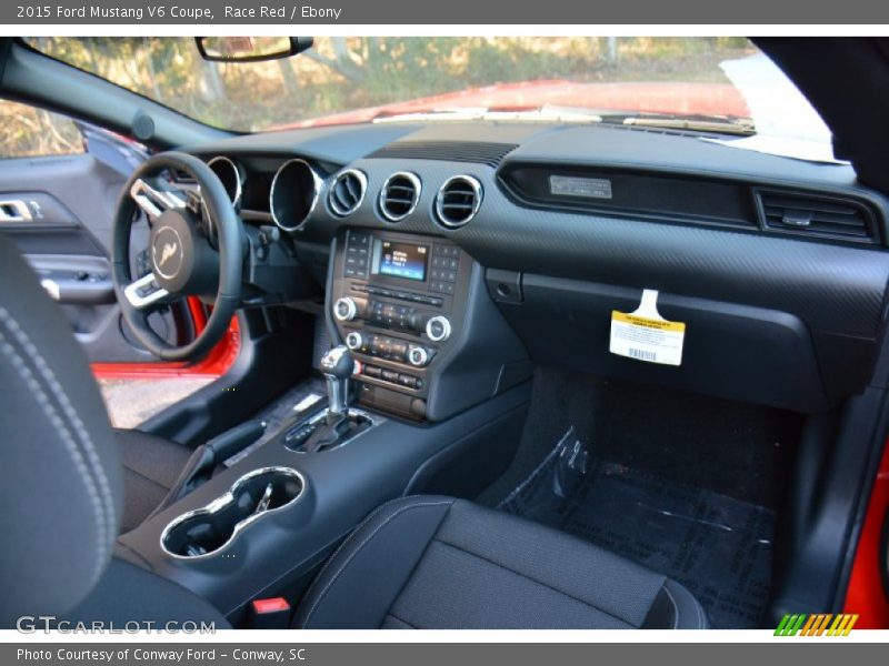 Race Red / Ebony 2015 Ford Mustang V6 Coupe