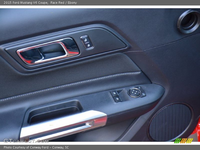 Race Red / Ebony 2015 Ford Mustang V6 Coupe