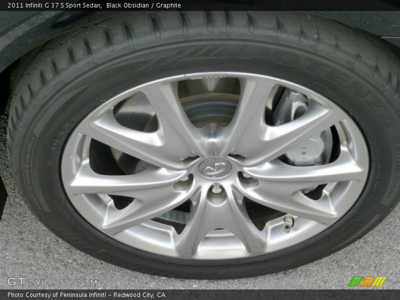Black Obsidian / Graphite 2011 Infiniti G 37 S Sport Sedan