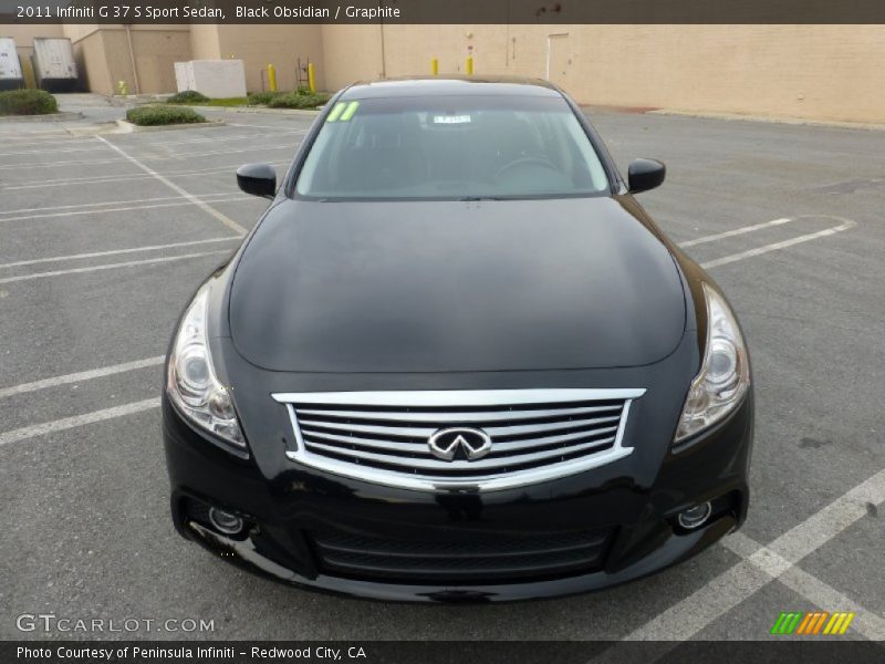Black Obsidian / Graphite 2011 Infiniti G 37 S Sport Sedan