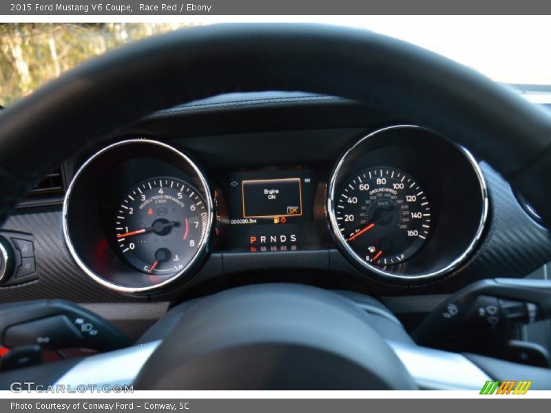 Race Red / Ebony 2015 Ford Mustang V6 Coupe