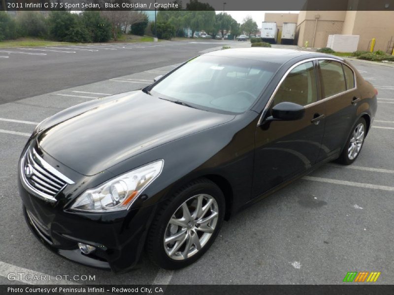 Black Obsidian / Graphite 2011 Infiniti G 37 S Sport Sedan