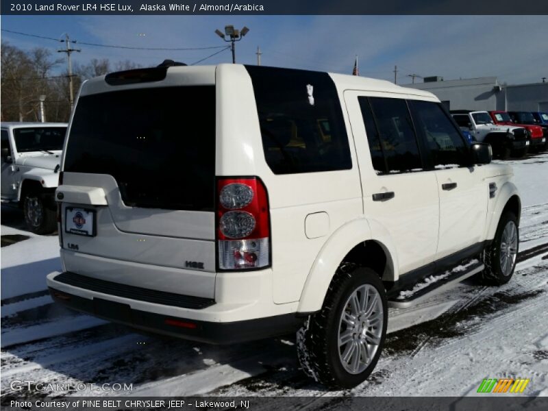 Alaska White / Almond/Arabica 2010 Land Rover LR4 HSE Lux