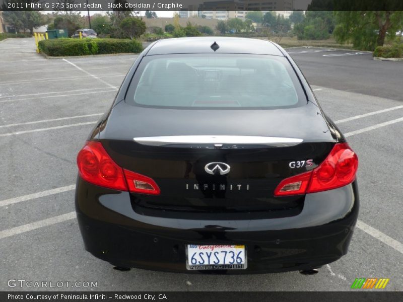 Black Obsidian / Graphite 2011 Infiniti G 37 S Sport Sedan