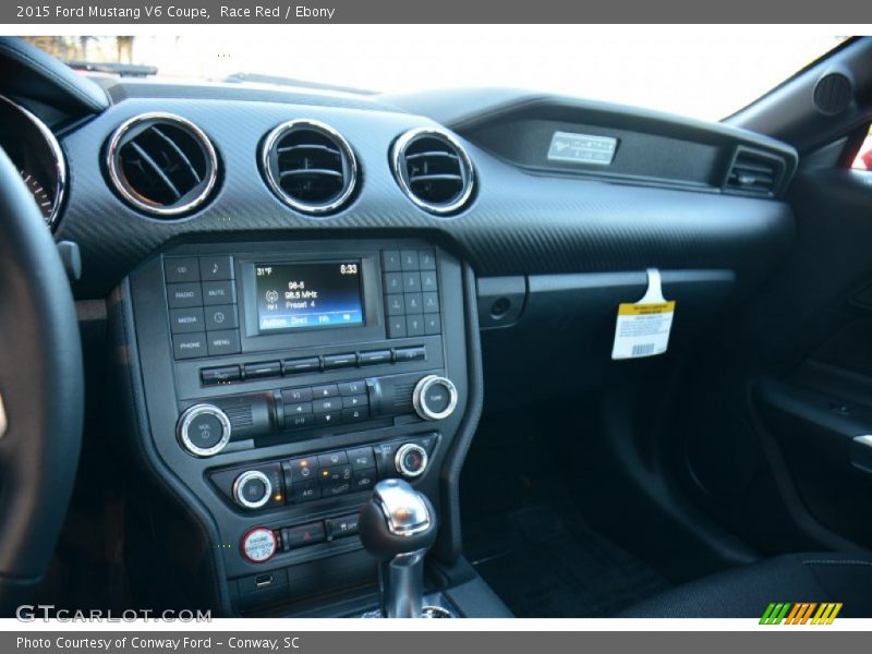 Race Red / Ebony 2015 Ford Mustang V6 Coupe