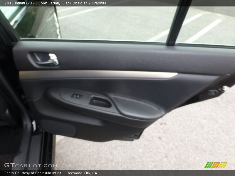 Black Obsidian / Graphite 2011 Infiniti G 37 S Sport Sedan